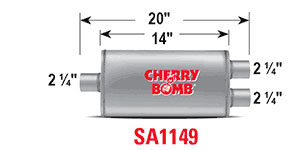 The Cherry Bomb Part Number is SA1149